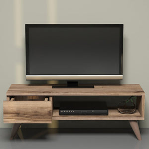 Meuble TV Aarup avec tiroir 33 x 90 x 30 cm [en.casa]