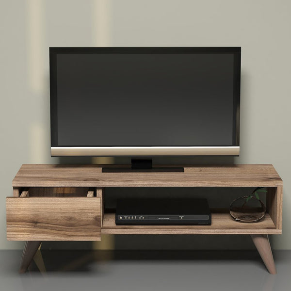 Meuble TV Aarup avec tiroir 33 x 90 x 30 cm [en.casa]