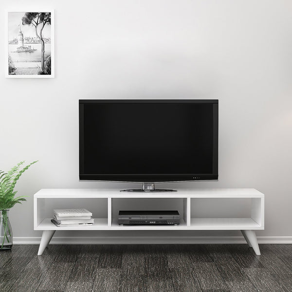 Table TV Aaskov 35x120x35 cm en différentes couleurs et tailles [en.casa]