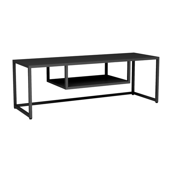 Meuble TV Isokyrö en métal 120 x 40 x 40 cm [en.casa]
