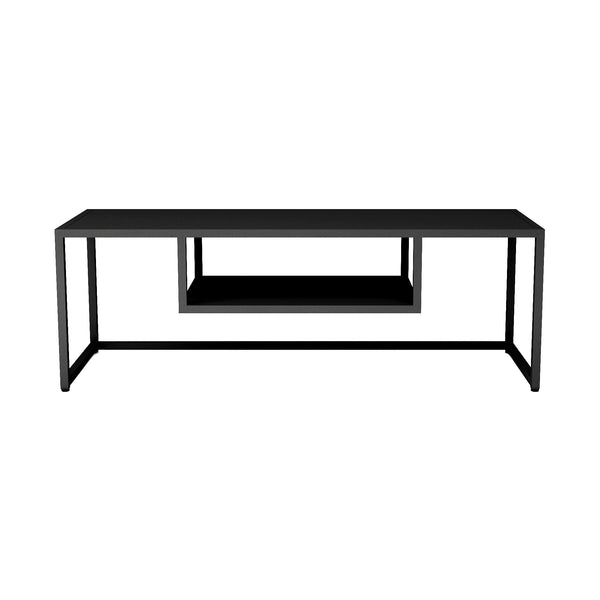 Meuble TV Isokyrö en métal 120 x 40 x 40 cm [en.casa]