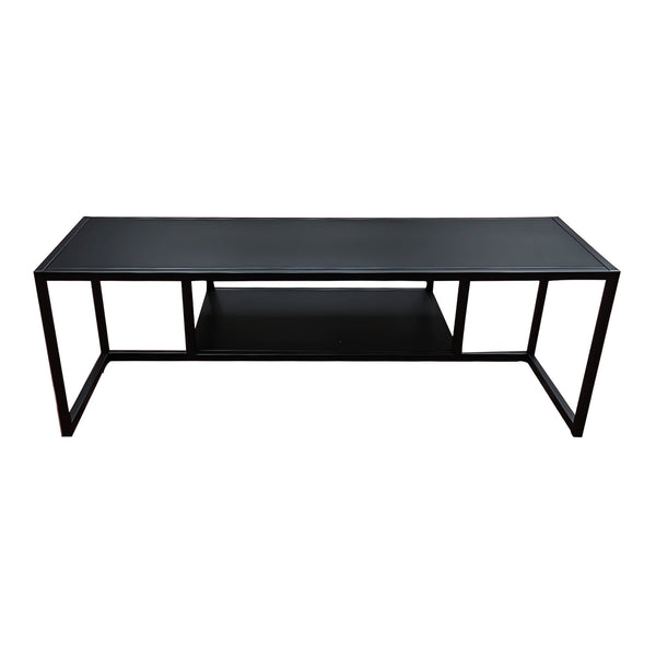 Meuble TV Isokyrö en métal 120 x 40 x 40 cm [en.casa]