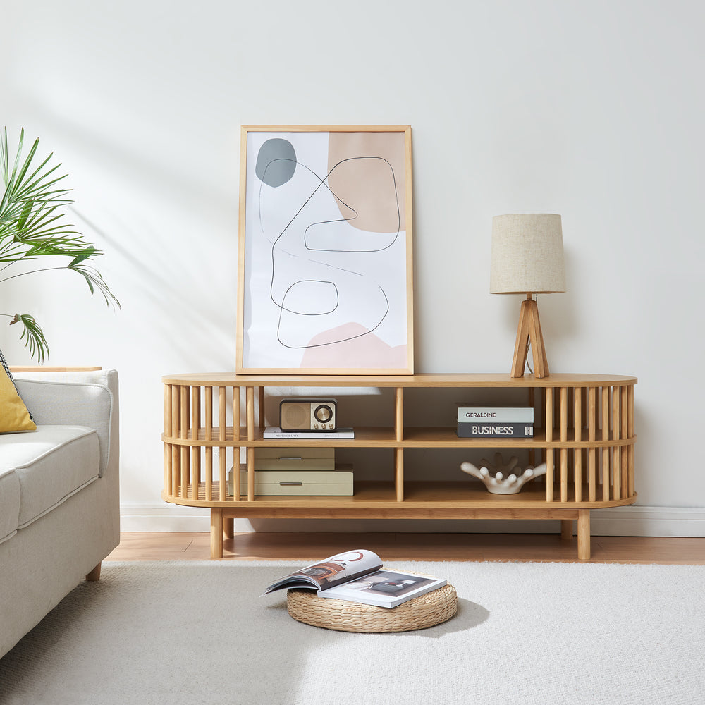 Table TV Jarvenpaa Bambou [en.casa]