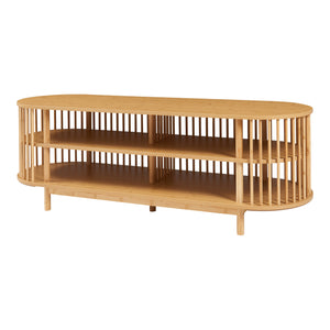 Meuble TV Jarvenpaa bambou naturel [en.casa] 