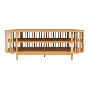 Meuble TV Jarvenpaa bambou naturel [en.casa] 