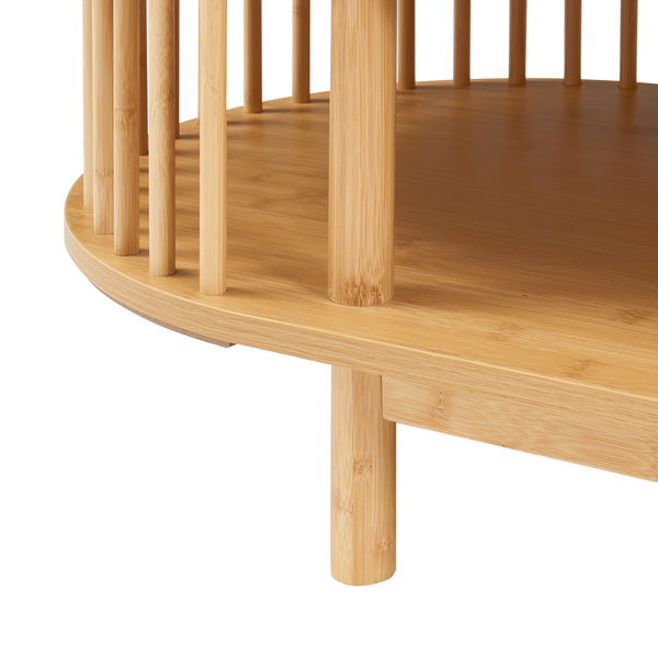Meuble TV Jarvenpaa bambou naturel [en.casa] 