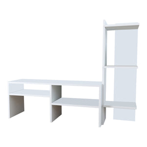 Table TV Jevnaker avec étagère [en.casa]