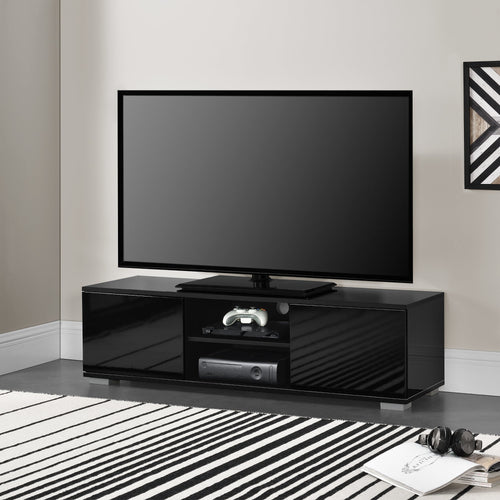 Meuble TV Werpen avec compartiments et portes  35 x 120 x 40 cm MDF [en.casa]