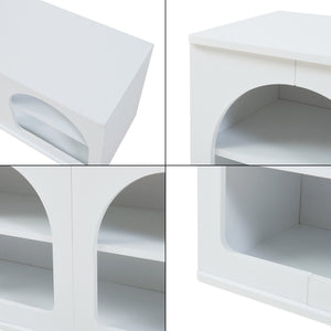 Meuble TV Trorhun 140 x 38 x 48 cm [en.casa] 