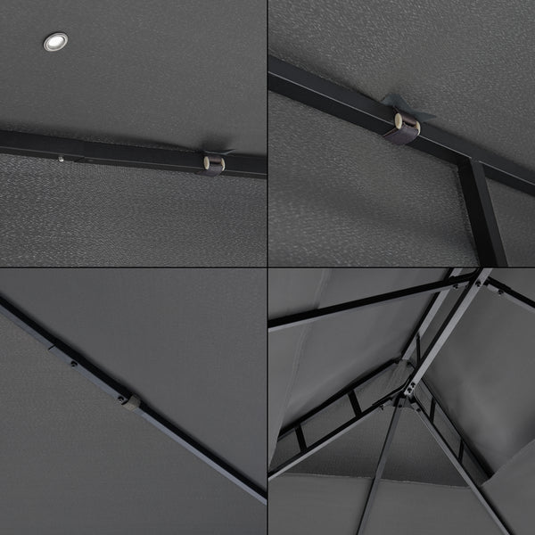 Chapiteau Lanciano Pavillon 400x300x265cm en différentes couleurs [en.casa]