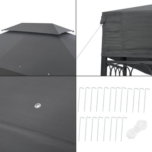 Chapiteau Lanciano Pavillon 400x300x265cm en différentes couleurs [en.casa]