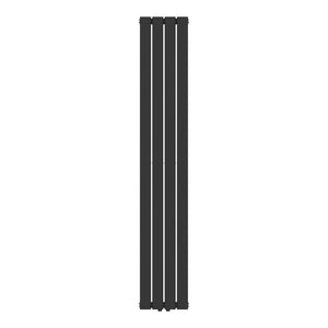 Radiateur à panneaux double Nore 1122 W acier 180 x 30 x 7 cm noir [neu.haus]