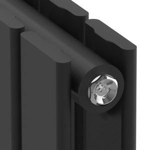 Radiateur design Nore Noir 60x80cm Double couche 1097W [neu.haus]