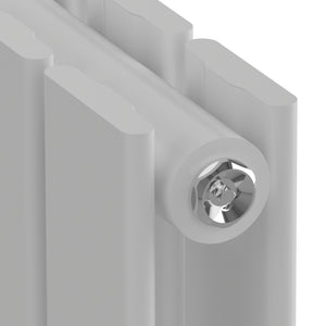 Radiateur à panneaux double Nore 1122 W acier 180 x 30 x 7 cm blanc [neu.haus]