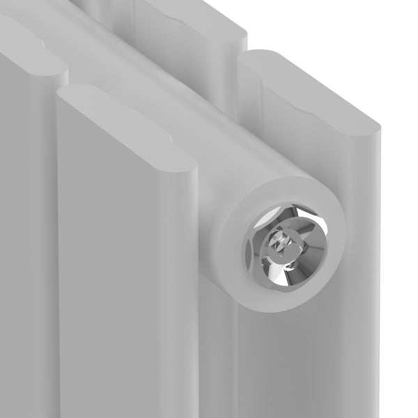 Radiateur à panneaux double Nore 1122 W acier 180 x 30 x 7 cm blanc [neu.haus]