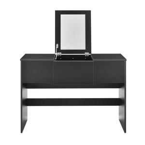 Coiffeuse avec Miroir Escamotable Tabouret Dalvik 72 x 100 x 48 cm [en.casa]