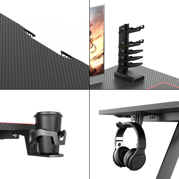 Table de jeu Oakland noir en différentes tailles [pro.tec]