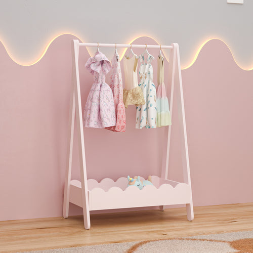 Kindergarderobe Vestnes 99x66x38 cm Cotton Candy [en.casa]