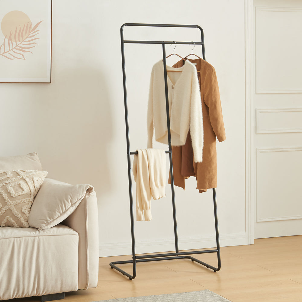 Porte-manteau Sandviken 166x63x48 cm acier [en.casa]