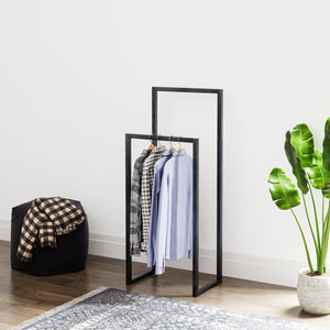Porte-manteau Holtålen 90x40x25 cm acier [en.casa] - premiumXL