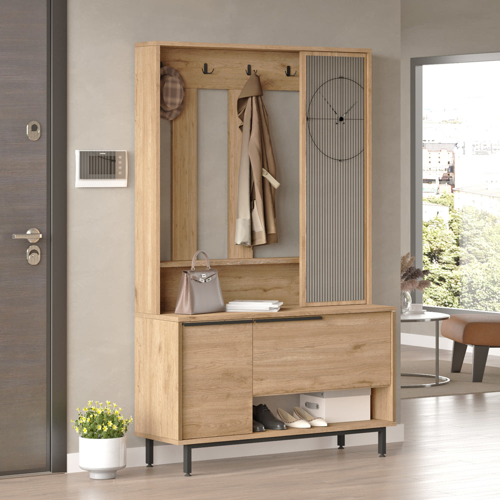 Meuble d'entrée Vesanto 178 x 112 x 36 cm [en.casa]