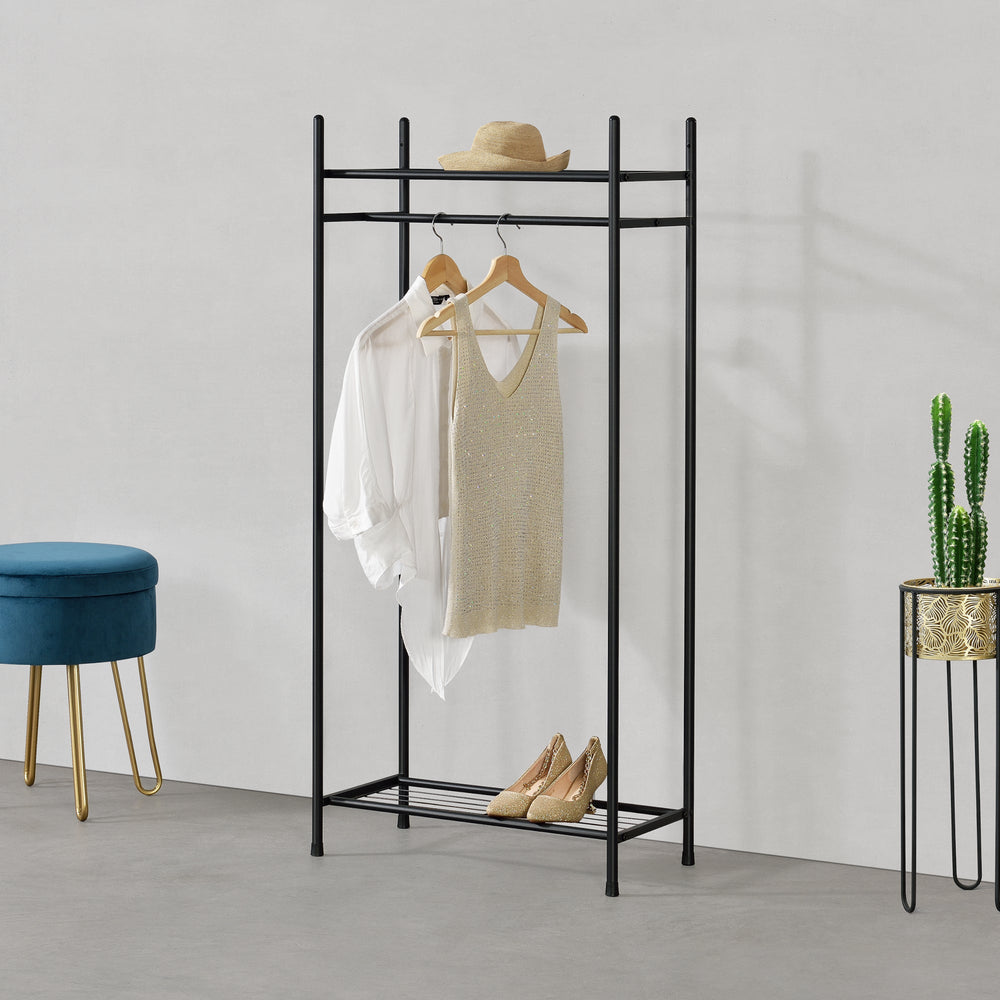 Portant à vêtements noir différents modèles [en.casa] - premiumXL