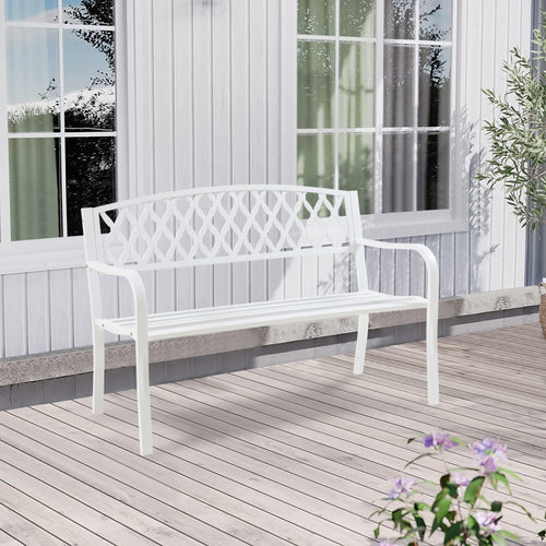 Banc de jardin Opsasar acier [casa.pro]