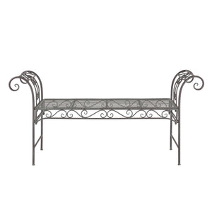 Banc de Jardin Vintage Cossila Extérieur Métal 70x147x46cm couleurs différentes [en.casa]