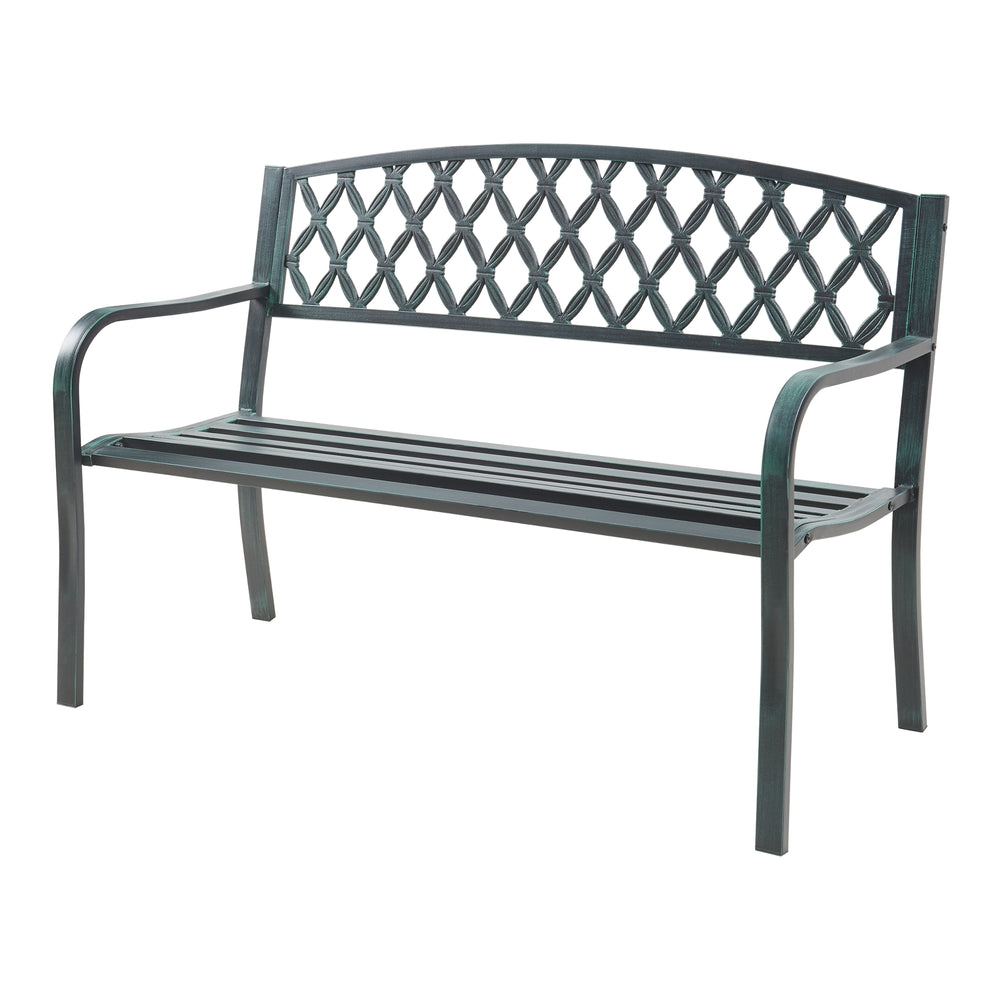 Banc de jardin Opsasar acier [casa.pro]