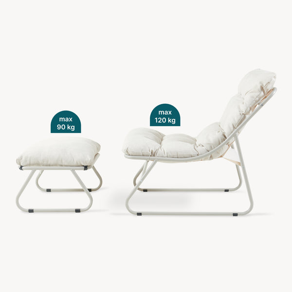Salon de jardin Malmö 2 pièces [casa.pro]