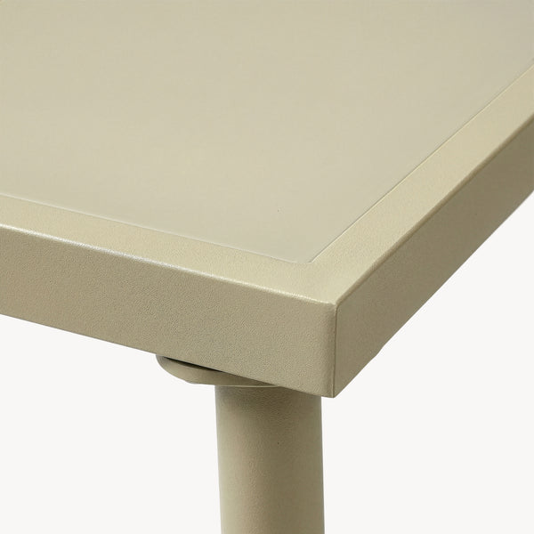 Salon de jardin 3 pièces Trölleping verre acier [en.casa]