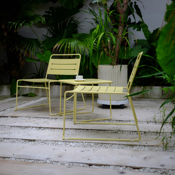 Ensemble de mobilier de jardin Andria en acier [casa.pro]