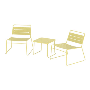 Ensemble de mobilier de jardin Andria en acier [casa.pro]