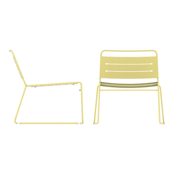 Ensemble de mobilier de jardin Andria en acier [casa.pro]