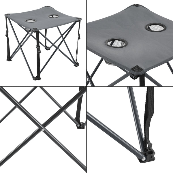 Set de table et 2 chaises de camping pliantes Banzi casa.pro