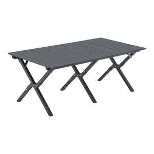 Ensemble de mobilier de camping Botrugno 5 pièces en tissu [casa.pro]