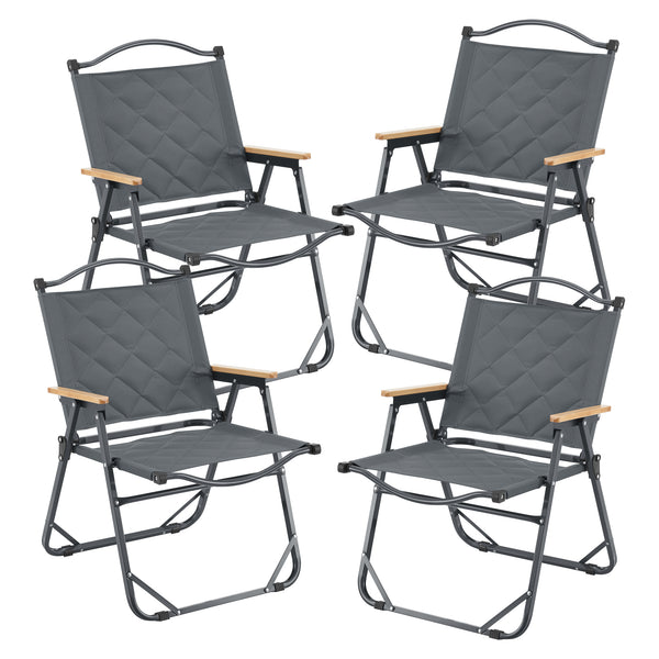 Ensemble de mobilier de camping Botrugno 5 pièces en tissu [casa.pro]