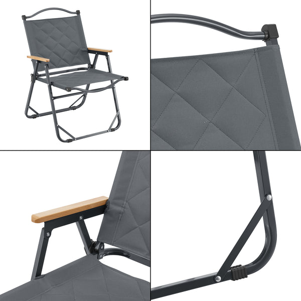 Ensemble de mobilier de camping Botrugno 5 pièces en tissu [casa.pro]