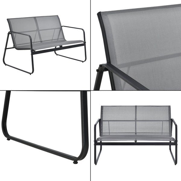 Ensemble de mobilier de jardin Palencia différentes couleurs en.casa