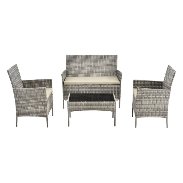 Ensemble de mobilier de jardin Prazeres différentes couleurs en.casa