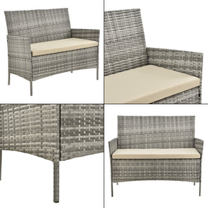 Ensemble de mobilier de jardin Prazeres différentes couleurs en.casa