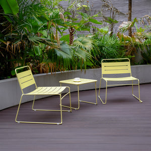 Ensemble de mobilier de jardin Andria en acier [casa.pro]