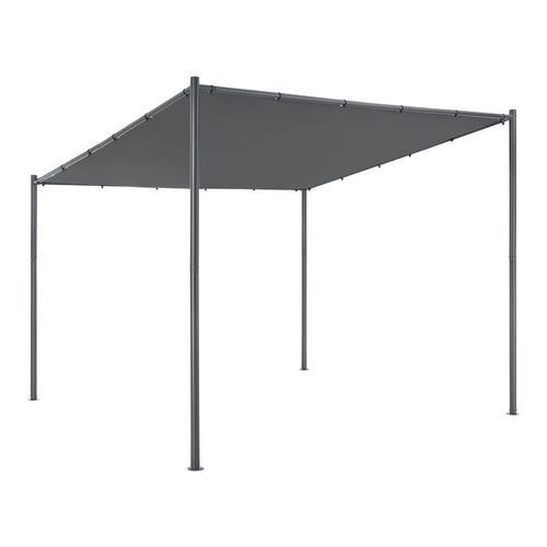 Pavillon Carunchio 300x285x248cm Gris foncé [en.casa]