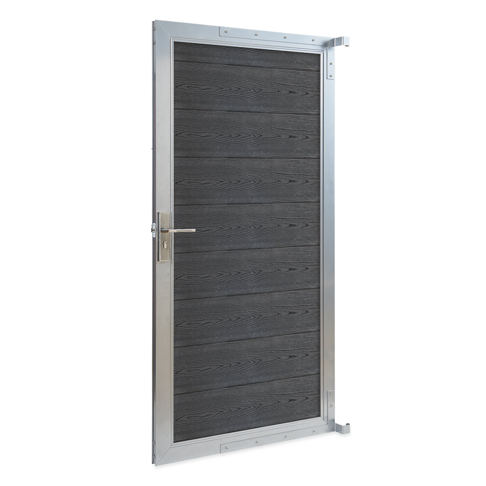 Portail de jardin Segovia 180 x 90 cm WPC aspect bois [neu.holz]