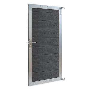 Portail de jardin Segovia 180 x 90 cm WPC aspect bois [neu.holz]