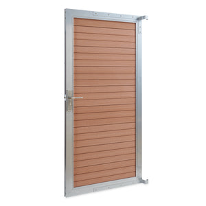 Portail de jardin Segovia 180 x 90 cm WPC aspect bois [neu.holz]