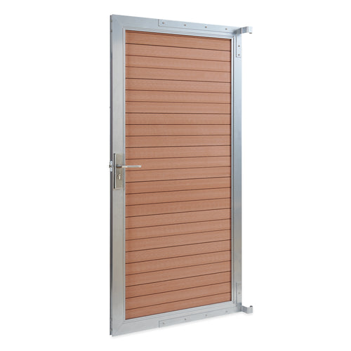 Portail de jardin Segovia 180 x 90 cm WPC aspect bois [neu.holz]