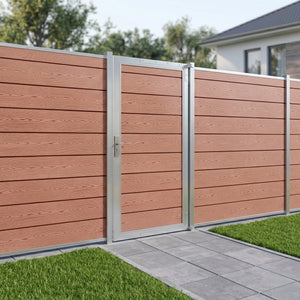 Portail de jardin Segovia 180 x 90 cm WPC aspect bois [neu.holz]