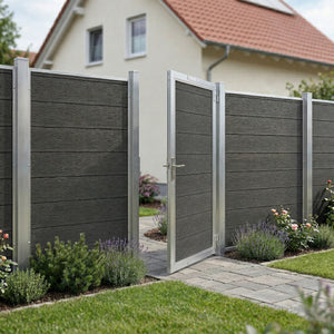 Portail de jardin Segovia 180 x 90 cm WPC aspect bois [neu.holz]