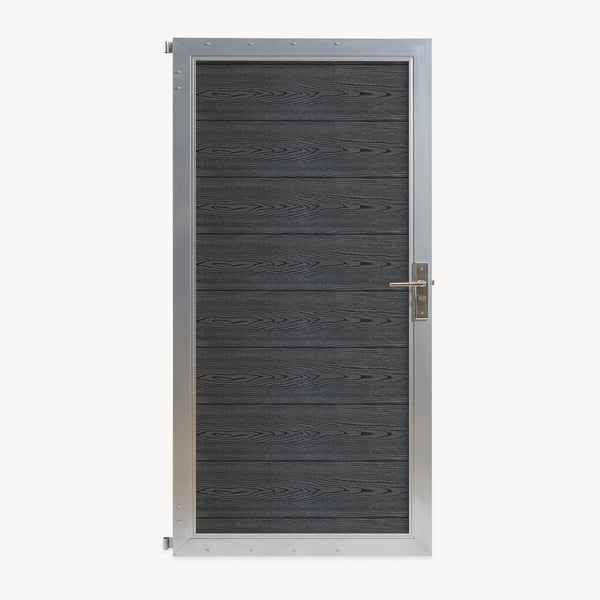 Portail de jardin Segovia 180 x 90 cm WPC aspect bois [neu.holz]